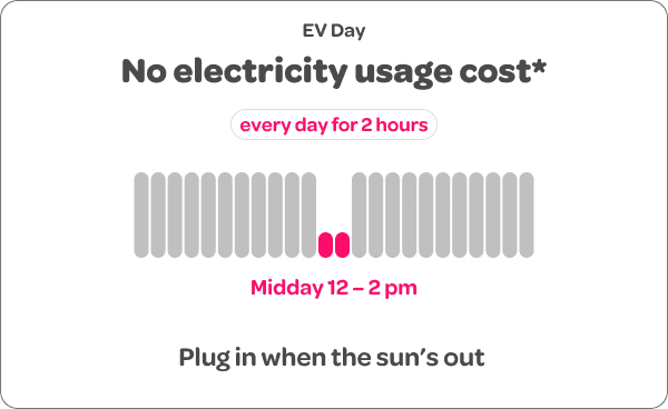 EV Day image - Plug in when the sun's out