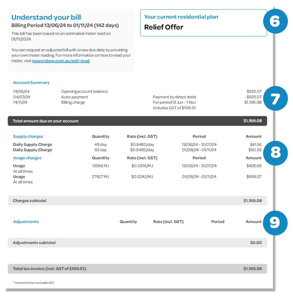 Bill Explainer - Gas - page 2